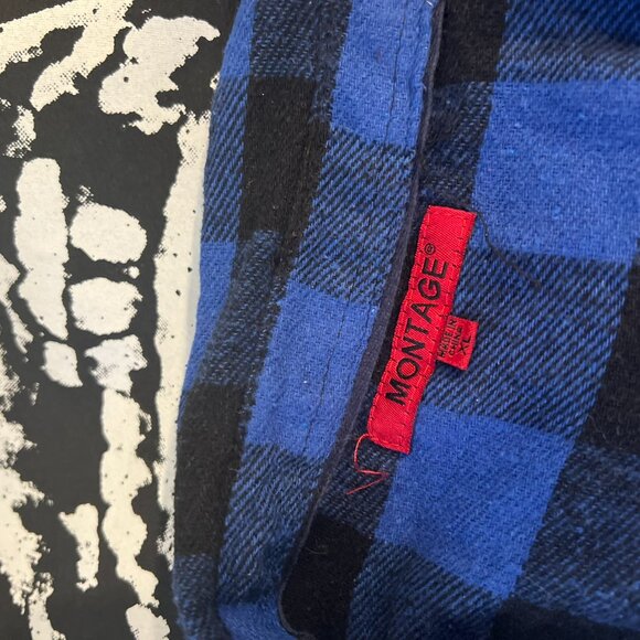 Upcycled Misfits Flannel | Size XL | Vintage-Inspired Grunge Rework - Picture 5 of 5